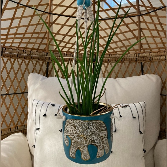 Hanging Elephant Planter - Picture 1 of 10